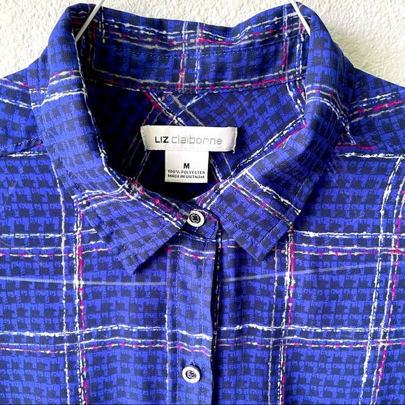 Liz Claiborne Dawn Button Blouse - Picture 4 of 4